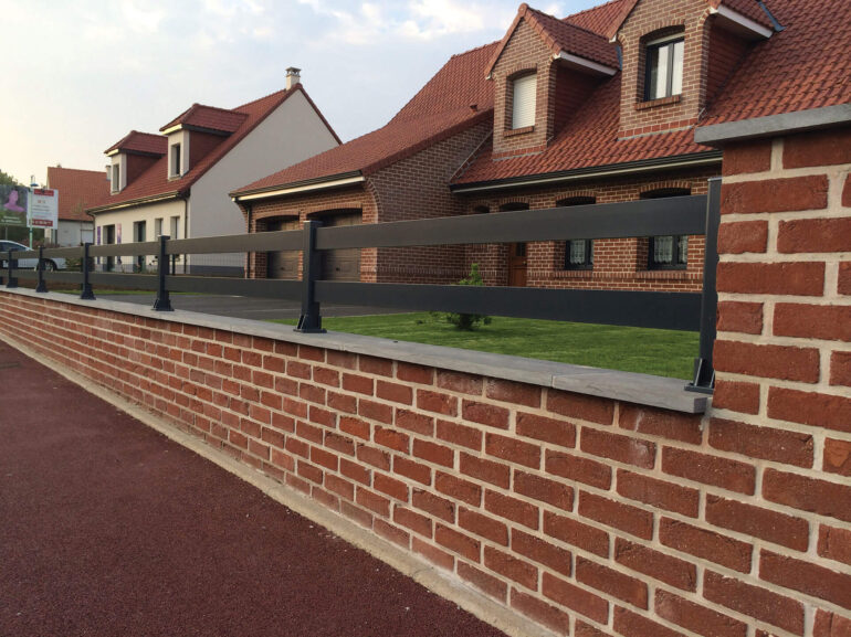 Cloture en aluminium