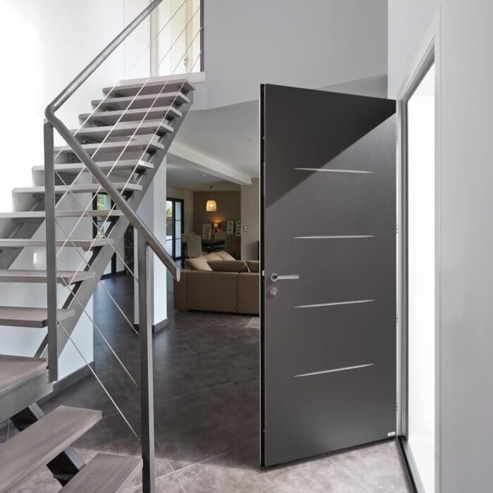 Porte d'entrée aluminium