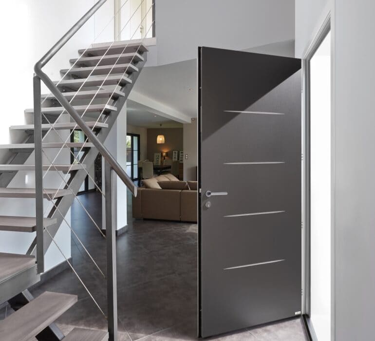 Porte d'entrée aluminium