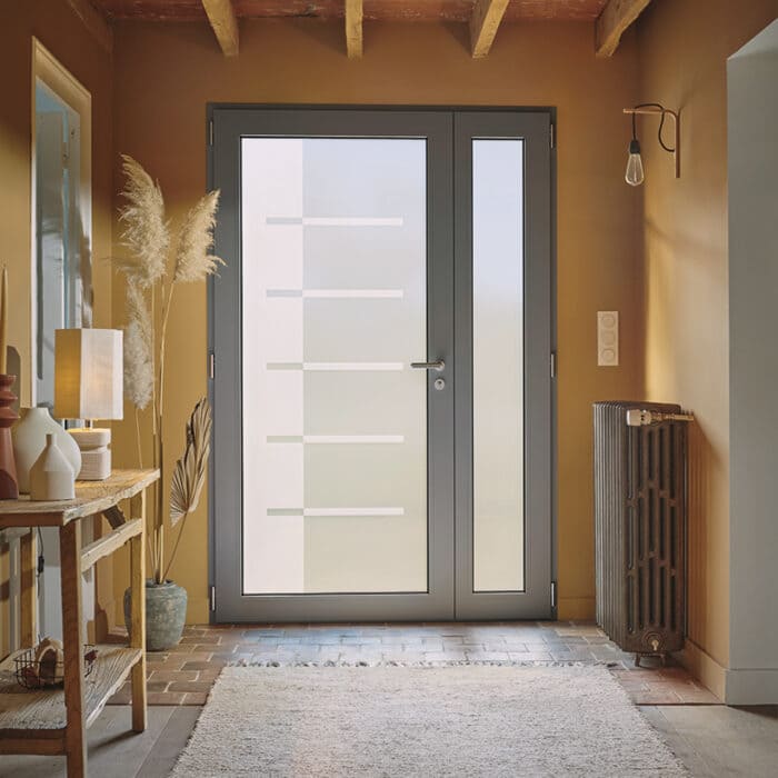 Porte d'entrée aluminium