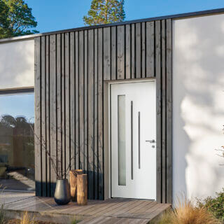 Porte d'entrée aluminium