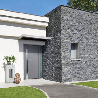Porte d'entrée aluminium
