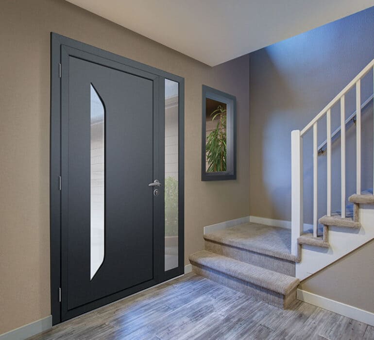 Porte d'entrée millet en PVC